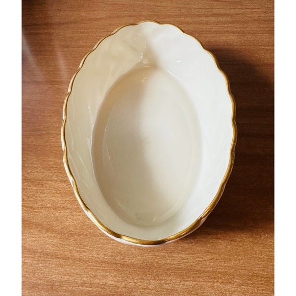 Vintage 8” oval bowl lattice collection by Lenox - Picture 10 of 10